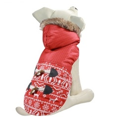 Попона утепленная Triol Зимняя сказка 12261260, красный, зима, 35 см, L