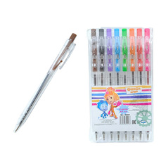 Набор автоматических ручек Centrum "Фиксики", 84247, шариковых, 0.7 мм, 8 штук, 8 цветов