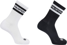 Комплект носков Salomon Socks 365 Crew 2-Pack 42-44 разноцветный