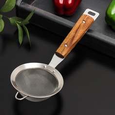 Сито с ручкой Доляна «Дровосек», d=10 см, нержавеющая сталь No Brand