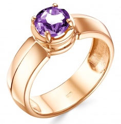 Кольцо из серебра с аметистом р. 19,5 Империал К1350/Ag-607/14ПОЗ Imperial