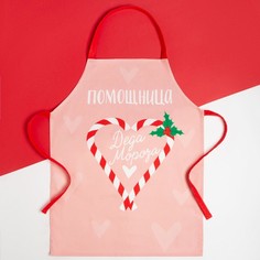 Фартук детский Этель "Помощница" 46*60 см,100% хл., саржа No Brand