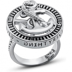 Кольцо из серебра с эмалью р. 19 Silver Wings 0101ap-113