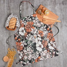 Фартук "Этель" Meadow flower 60х70 см, 100% хл, саржа 190 г/м2 No Brand
