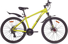 Велосипед горный BLACK AQUA Cross 2791 D matt 27.5" 2022 лимонный