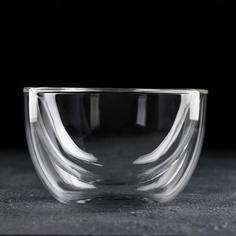 Пиала с двойными стенками Magistro «Дуо», 400 мл, 13×13×8 см No Brand