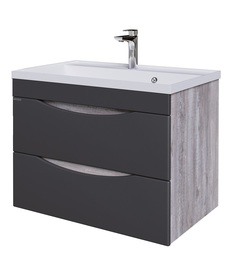 Тумба с раковиной Grossman Талис 80 Grey