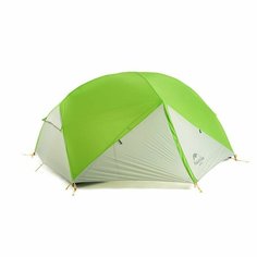 Палатка Naturehike Mongar NH17T007-M 20D,двухместная, зелено-белая, 6927595726051