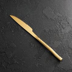Нож столовый Magistro Kolos, h=22 см, цвет золотой No Brand