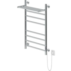 Электрический полотенцесушитель Ника Way-2 80/40 с полкой Хром Nika