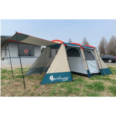 4 местная высокая палатка с большим тамбуром для кемпинга и рыбалки Terbo Mir 0-19-4