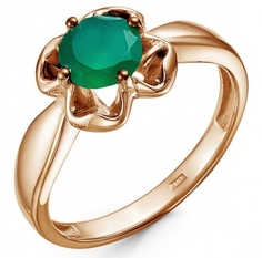 Кольцо из серебра с агатом р. 18 Империал К1262/Ag-607/10ПОЗ Imperial