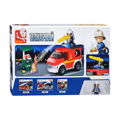 Конструктор М38-0623 Пожарная бригада (136 дет.) Fanrong