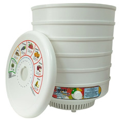 Сушилка для овощей и фруктов Славда DVN37-500-5 белый, бежевый