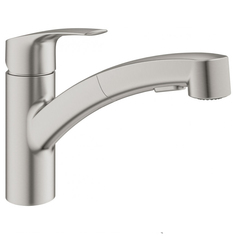 Смеситель Grohe Eurosmart для кухонной мойки, выдвижной излив (30305DC1)