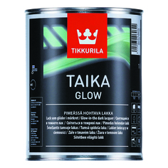 Лак Tikkurila Taika Glow светящийся в темноте, матовый 0,33л