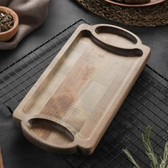 Поднос для подачи Adelica, 30×15×1,8 см, массив берёзы No Brand