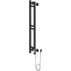 Электрический полотенцесушитель Ника Step Robe-1 120/10 Черный матовый Nika