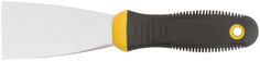 Шпатель, нерж.сталь, черно-желтая прорезин.ручка 2" ( 50 мм) F.It