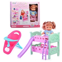 Кукла с аксессуарами, в коробке No Brand