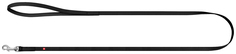 Поводок для собак Waudog, черный, 2,5 х 122 см
