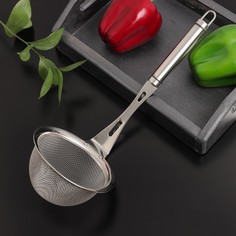 Сито-дуршлаг Magistro Arti, d=12 см, с фиксатором No Brand