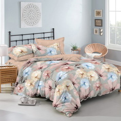 Постельное белье 2х сп Sleeping Place поплин простынь евро на резинке хлопок 100%