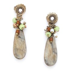 Серьги из бижутерного сплава с ракушкой Nature Bijoux NB20.2-12-74882