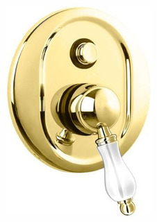 Встраиваемый смеситель для душа с переключателем, золото Cezares VENEZIA-VDIM-03/24-Bi