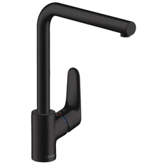 Hansgrohe 31817670 Focus Смеситель для кухни,, с поворотным изливом, черный матовый