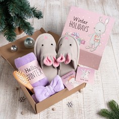 Набор подарочный Этель Winter holidays полотенце 30х60см и аксс (4 предм) No Brand