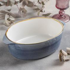 Форма для запекания «Сапфир», 26,5×17,3×8 см, цвет синий No Brand