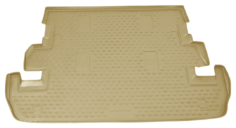 Коврик в багажник TOYOTA Land Cruiser 200 11/2007-2012, 2012->, внед., 7 мест. (ПУ, беж) Element