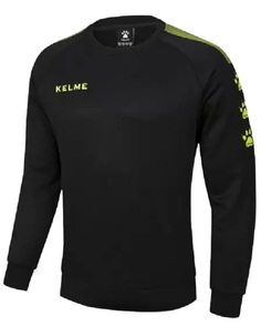Толстовка мужская KELME Knitted round neck sweater черная 48 RU