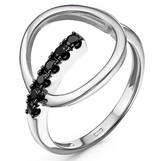 Кольцо из серебра со шпинелью р. 19,5 Империал К1064/Ag-607/1 Imperial