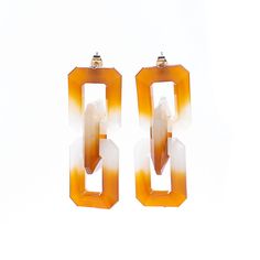 Серьги из бижутерного сплава с акрилом Moon Paris ML-21.11-001