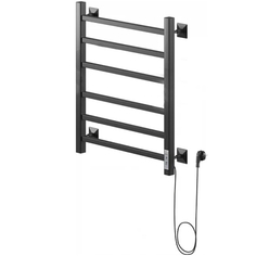 Электрический полотенцесушитель Ника Step-1 60/40 Черный матовый Nika