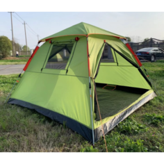 3-х местная автоматическая палатка Mircamping 930 green