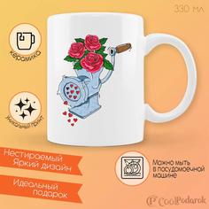 Кружка CoolPodarok Прикол Мясорубка цветы