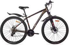 Велосипед горный BLACK AQUA Cross 2991 D 29" 2022 рост 18 хаки