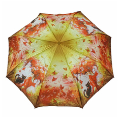 Зонт Raindrops кот оранжевый