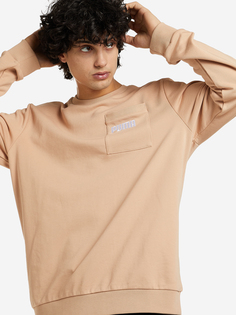 Свитшот мужской PUMA Sweat Crew, Бежевый, размер 50-52