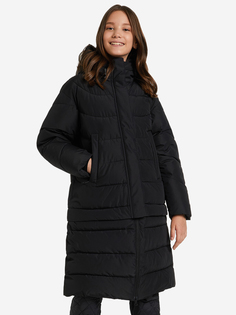 Пальто утепленное для девочек Northland, Черный, размер 164