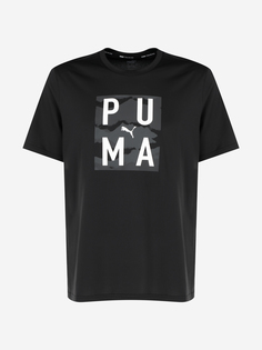 Футболка мужская PUMA Train Graphic, Черный, размер 48-50