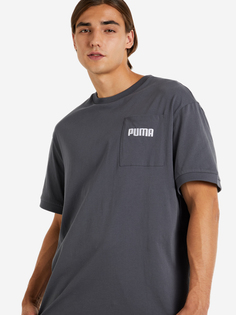 Футболка мужская PUMA Boxy, Серый, размер 46-48