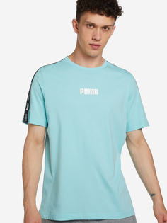Футболка мужская PUMA, Голубой, размер 50-52