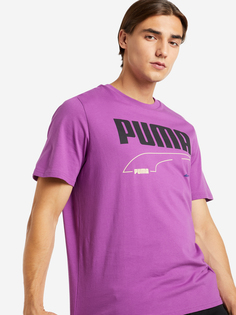 Футболка мужская PUMA Rebel, Фиолетовый, размер 48-50