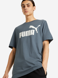 Футболка мужская PUMA Ess Logo, Серый, размер 46-48