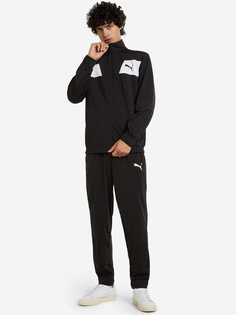 Спортивный костюм мужской PUMA Techstripe, Черный, размер 44-46