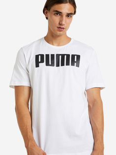 Футболка мужская PUMA, Белый, размер 48-50